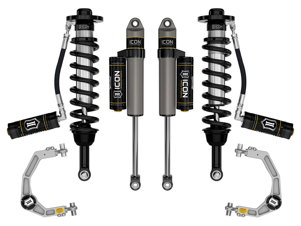 ICON 2021-2024 Ford F-150 Tremor, 2.5-3" Lift, Stage 3 Suspension System, Billet