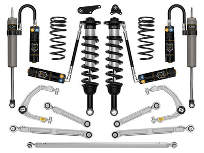 ICON 2024-2025 Toyota Tacoma 1.25-3" Lift, Stage 12 Suspension System, Billet, Overland Rear Springs