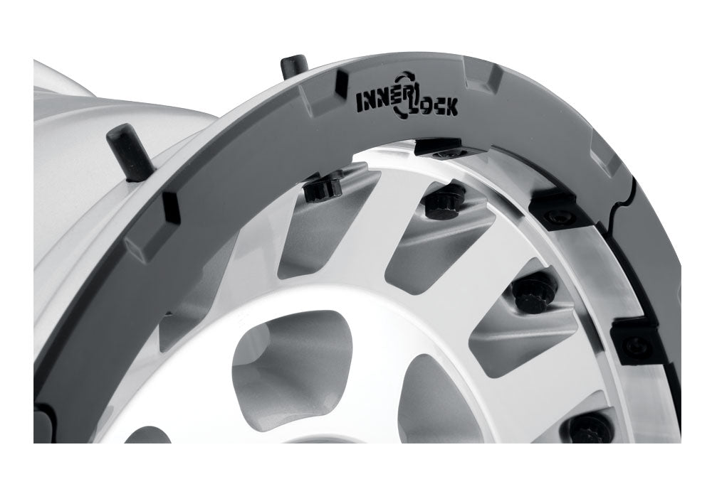 ICON Alloys Hammer Pro, Silver Machined, 17 x 8.5 / 6 x 5.5, 0mm Offset, 4.75" BS