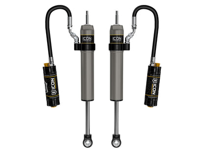 ICON 2025 Toyota 4Runner, 0-3” Lift, Rear, V.S. 2.5 Aluminum Series Shock Absorbers, Remote Reservoir w/ CDCV, Pair