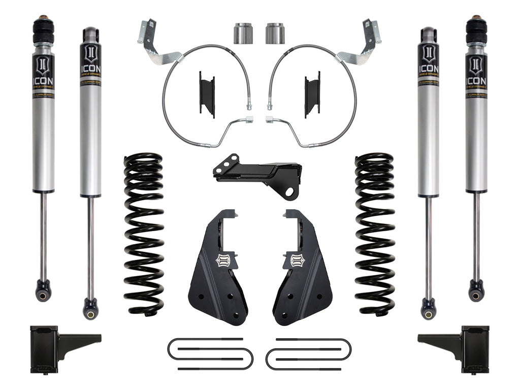 ICON 2023-2025 Ford F-250/F-350 Super Duty 4WD, Gas, 4.5" Lift, Stage 1 Suspension System