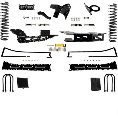 4" RAM 3500 Radius Arm Badged LIFT KIT 2019 TO 2025 DODGE RAM HEAVY DUTY