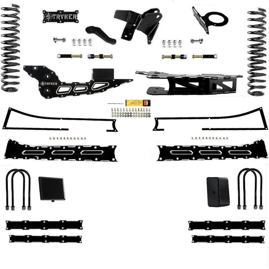 4" RAM 3500 Radius Arm Badged LIFT KIT 2019 TO 2025 DODGE RAM HEAVY DUTY