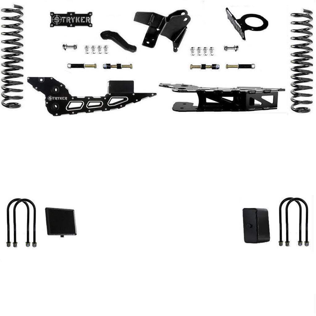 4" RAM 3500 Radius Arm Badged LIFT KIT 2019 TO 2025 DODGE RAM HEAVY DUTY