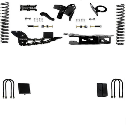 4" RAM 3500 Radius Arm Badged LIFT KIT 2019 TO 2025 DODGE RAM HEAVY DUTY