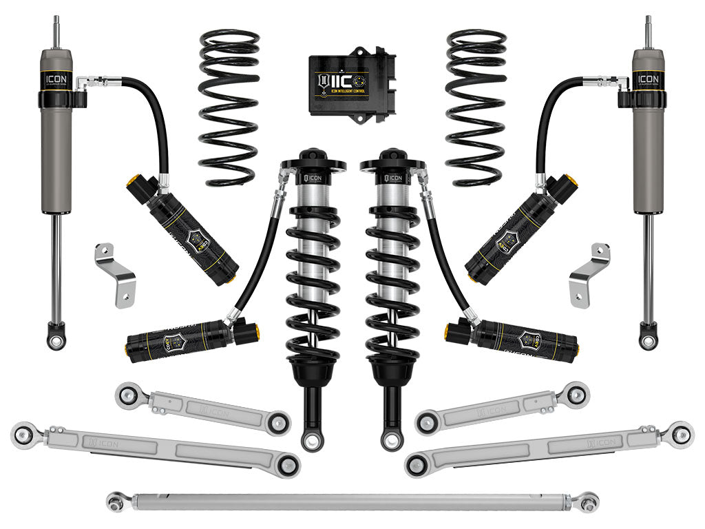 ICON 2023-2025 Toyota Sequoia TRD Pro, 1-2.5" Lift, Stage 10 2.5 Suspension System, Billet