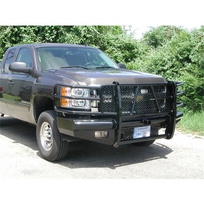 Ranch Hand Legend Series Front Bumper W/ Grille Guard Fits Select 07-10 Chevrolet Silverado 2500 HD/3500 HD Model FBC081BLR