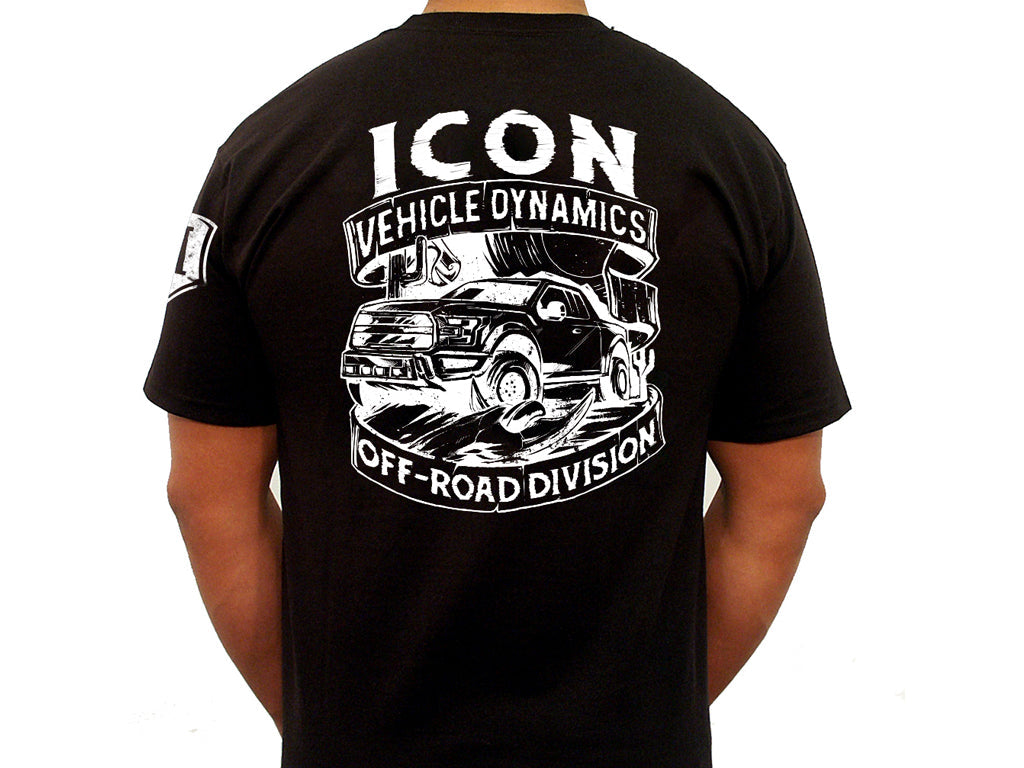 ICON Western-Logo Tee – Black, Large