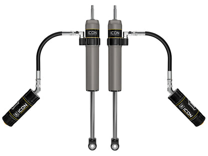 ICON 2024-2025 Toyota Tacoma, 0-1” Lift, Rear, V.S. 2.5 Aluminum Series Shock Absorbers, Remote Reservoir, Pair
