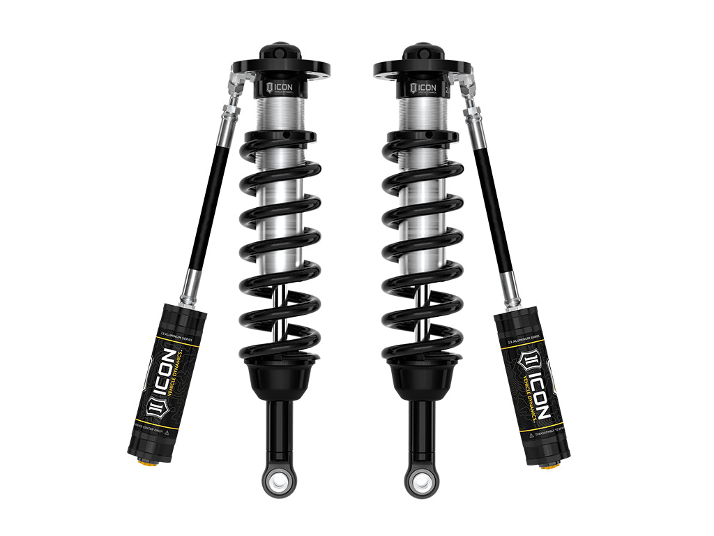 ICON 2022-2024 Toyota Tundra, 5-6" Lift, Front, V.S. 2.5 Series Coilover Kit, Remote Reservoir, Pair