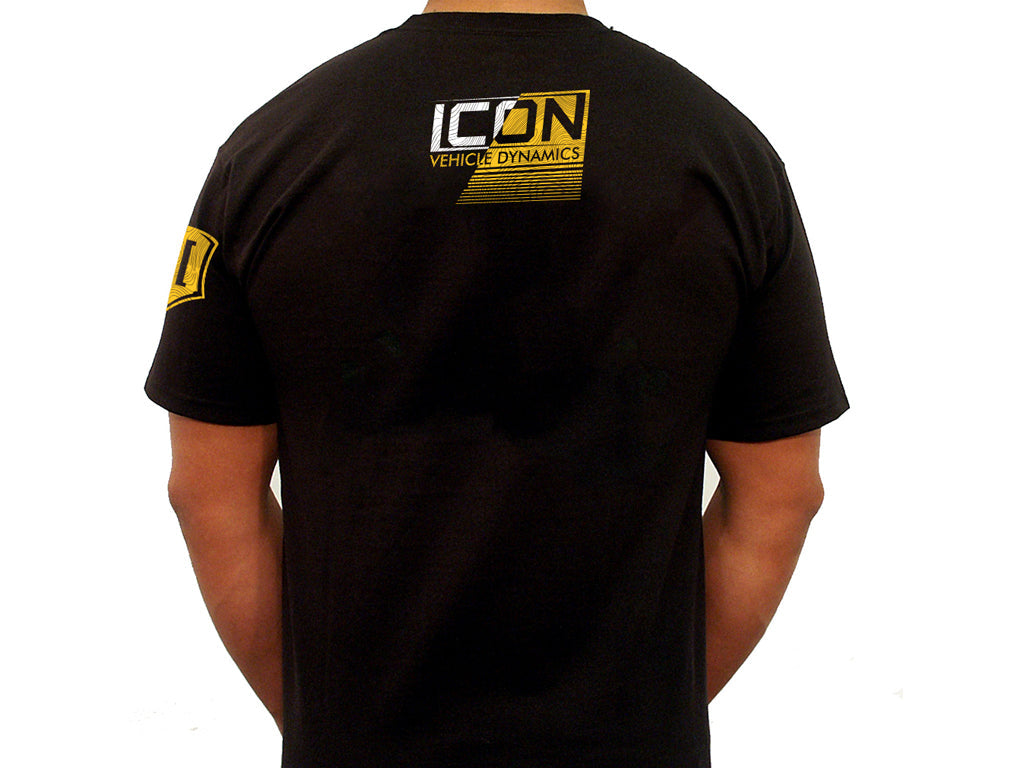 ICON Strikeout-Logo Tee – Black, Small
