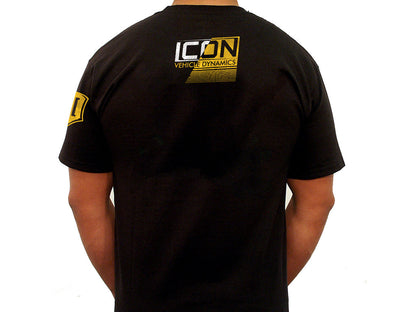 ICON Strikeout-Logo Tee – Black, Extra Large