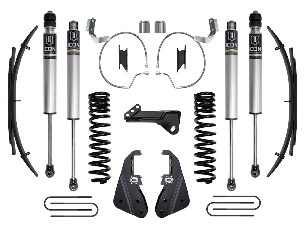 ICON 2023-2025 Ford F-250/F-350 Super Duty 4WD, Diesel, 4.5" Lift, Stage 1 Suspension System w/ Expansion Packs
