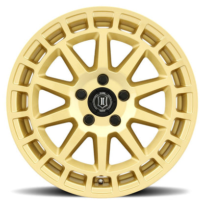 ICON Alloys Journey, Gloss Gold, 17 x 8 / 5 x 100, 38mm Offset, 6" BS