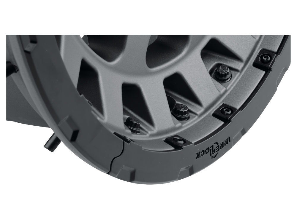 ICON Alloys Hammer Pro, Charcoal, 17 x 8.5 / 5 x 150, 25mm Offset, 5.75" BS