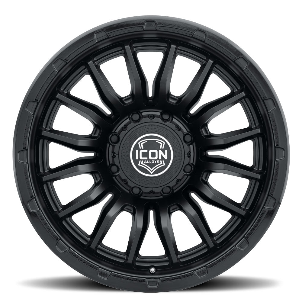 ICON Alloys Cajon, Double Black, 20 x 9 / 8 x 180, 12mm Offset, 5.5" BS