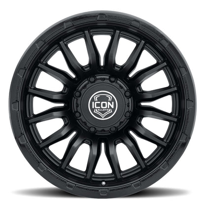 ICON Alloys Cajon, Double Black, 20 x 9 / 8 x 180, 12mm Offset, 5.5" BS