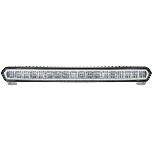20 Inch LED Light Bar Black W/White Halo Off Road SR-L Series Rigid Industries