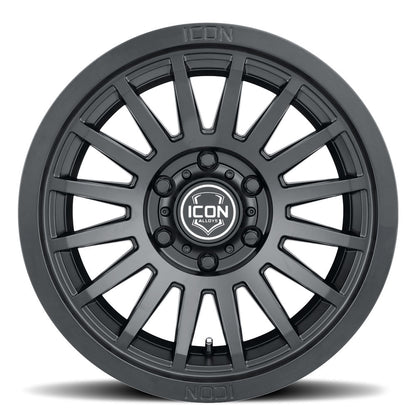 ICON Alloys Recon SLX, Satin Black, 17 x 8.5 / 5 x 5.5, 0mm Offset, 4.75" BS