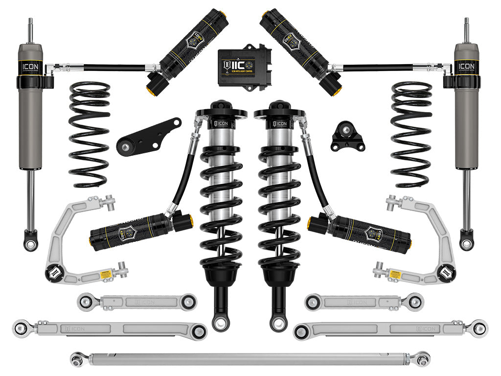 ICON 2024-2025 Toyota Tacoma 1.25-3" Lift, Stage 13 Suspension System, Billet, Overland Rear Springs