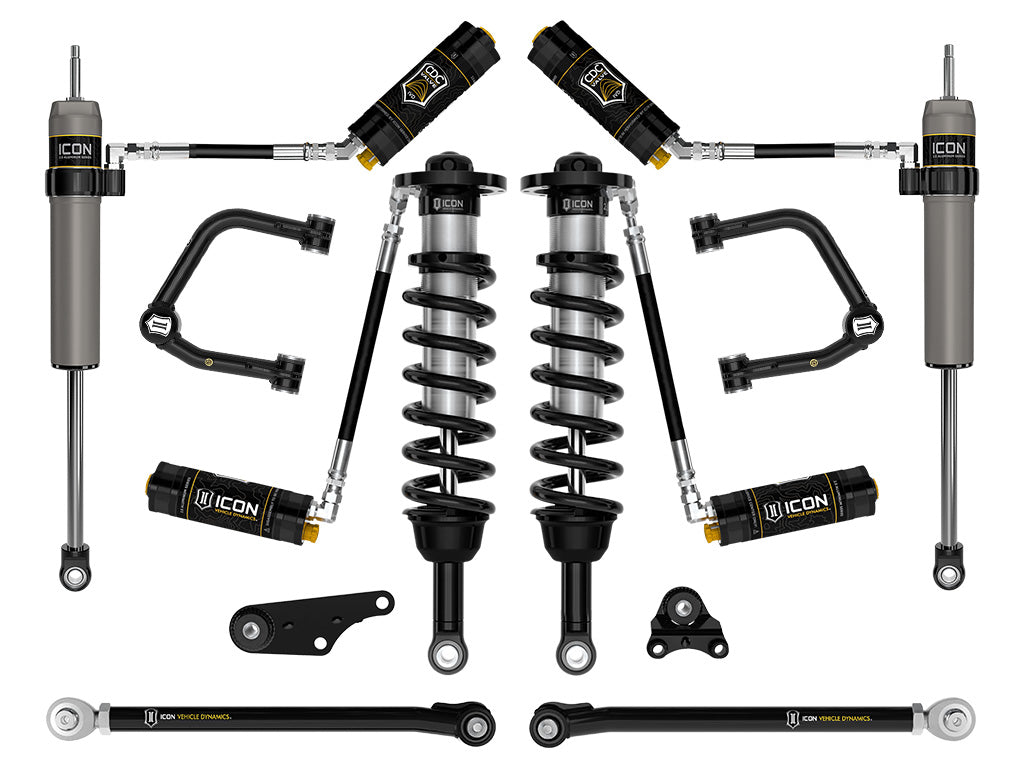ICON 2024-2025 Toyota Tacoma 1.25-3" Lift, Stage 8 Suspension System, Tubular