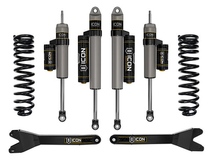 ICON 2023-2025 Ford F-250/F-350 Super Duty 4WD, Gas, 2.5" Lift, Stage 2 Suspension System w/ Radius Arms