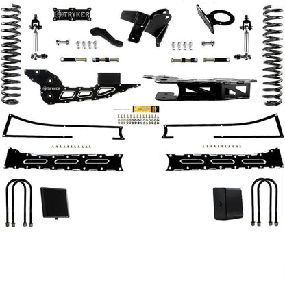 6" Ram 3500 RADIUS Arm Badged Lift Kit for 2019 TO 2025 DODGE RAM