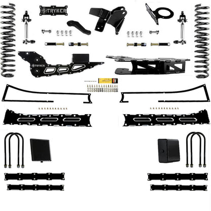 6" Ram 3500 RADIUS Arm Badged Lift Kit for 2019 TO 2025 DODGE RAM