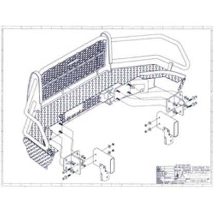 Ranch Hand Sport Series Winch Ready Front Bumper W/ Grille Guard Fits Select 10-18 Dodge/Ram 2500/3500 Model FBD105BLRS