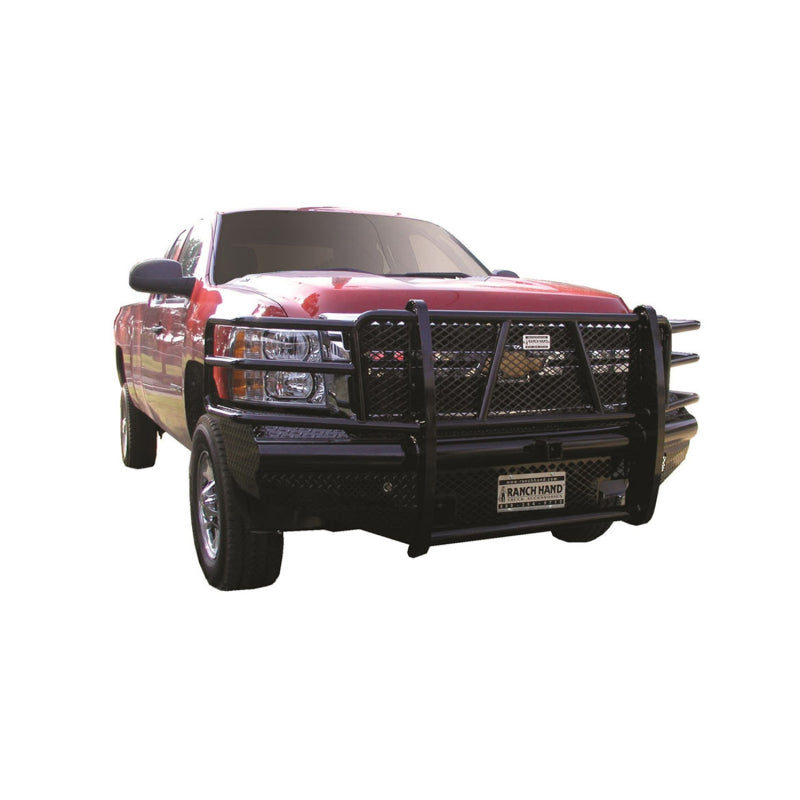Ranch Hand Legend Series Front Bumper W/ Grille Guard Fits Select 11-14 Chevrolet Silverado 2500 HD/3500 HD Model FBC111BLR