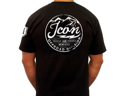 ICON Vintage-Logo Tee – Black, Small
