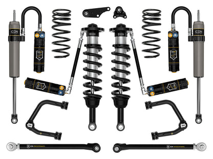 ICON 2024-2025 Toyota Tacoma 1.25-3" Lift, Stage 9 Suspension System, Tubular, Triple Rate Rear Springs
