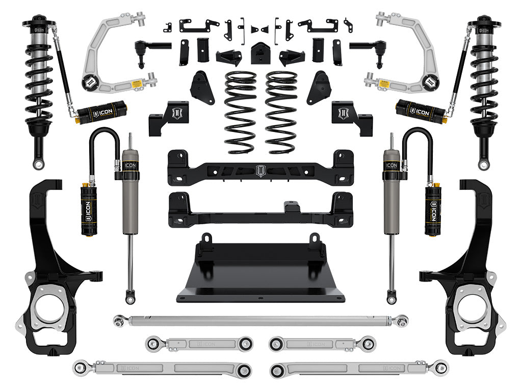 ICON 2022-2024 Toyota Tundra, 6" Lift, Stage 7 Suspension System, Billet, CDCV