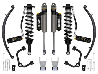 ICON 2021-2024 Ford F-150 Tremor, 2.5-3" Lift, Stage 4 Suspension System, Tubular, CDCV, w/ Leaf Packs