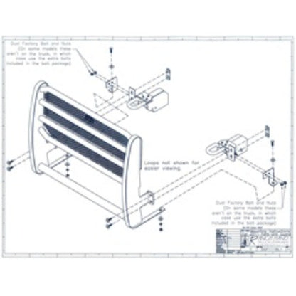 Ranch Hand Legend Series Grille Guard Fits Select 11-16 Ford Super Duty F-250/F-350/F-450/F-550 Model GGF111BL1