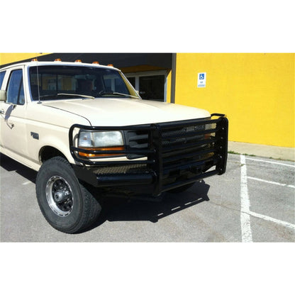 Ranch Hand Legend Series Front Bumper W/ Grille Guard Fits Select 92-97 Ford Bronco/F-150/F-250/F-350 Model FBF921BLR