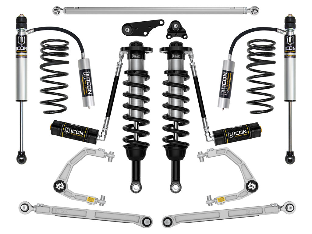 ICON 2024-2025 Toyota Land Cruiser 250 Series, 1.25-3" Lift, Stage 4 Suspension System, Billet