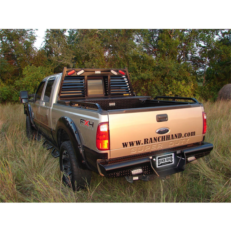 Ranch Hand Legend Series Rear Bumper Fits Select 08-15 Ford Super Duty F-250/F-350 Model BBF080BLSL