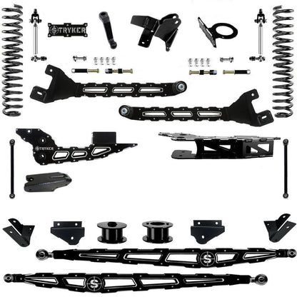 2014 to 2018 8" 2500 Fabricated Radius Arm LIFT KIT