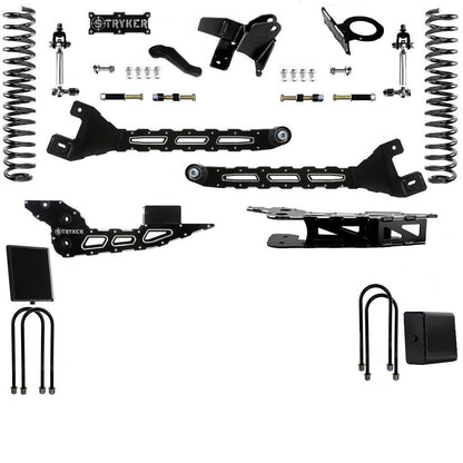 2019 to 2025 6" 3500 Fabricated Radius Arm LIFT KIT