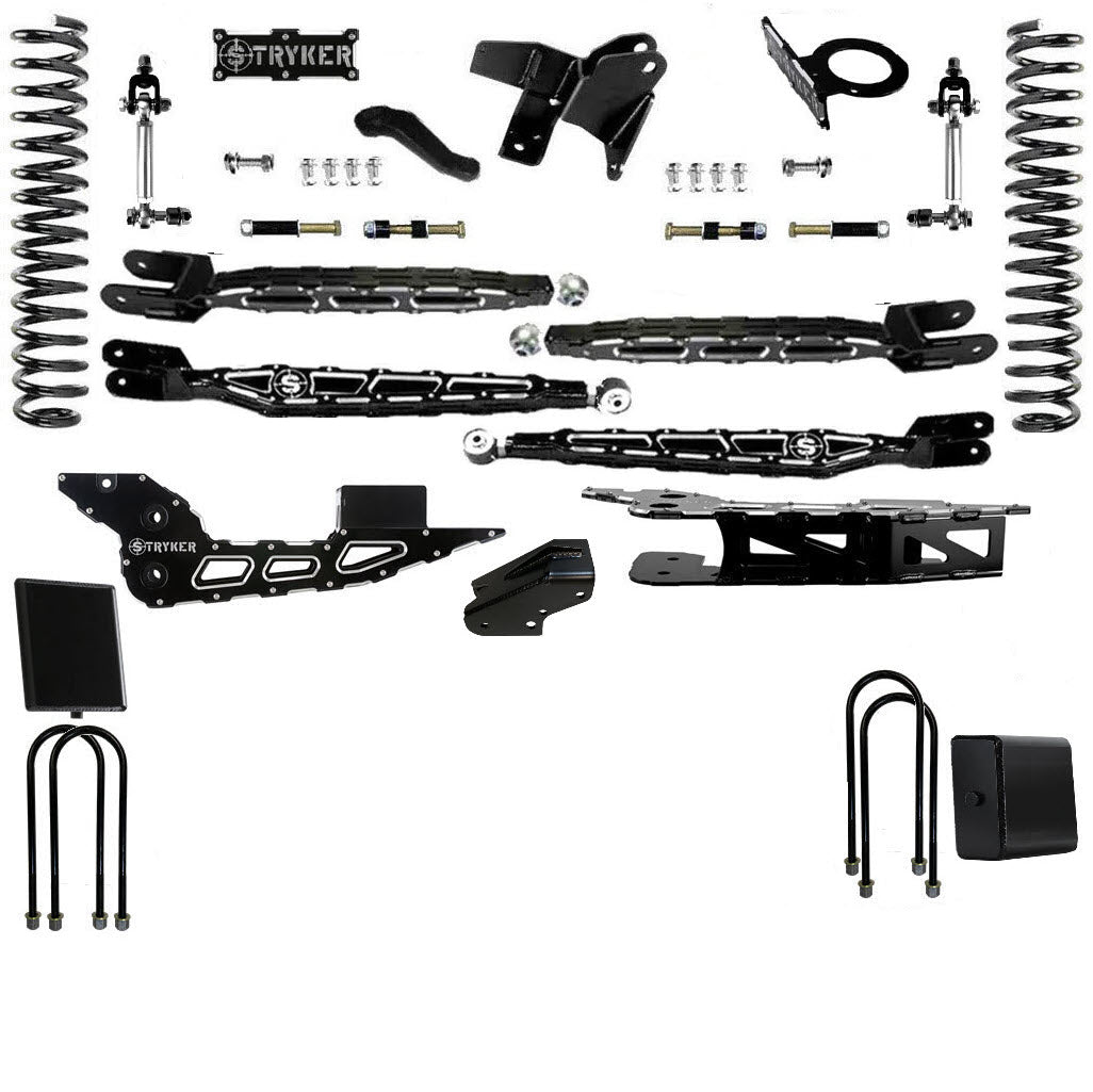 8" Ram 3500 4-Link Lift Kit for 2019 TO 2025 DODGE RAM HEAVY DUTY