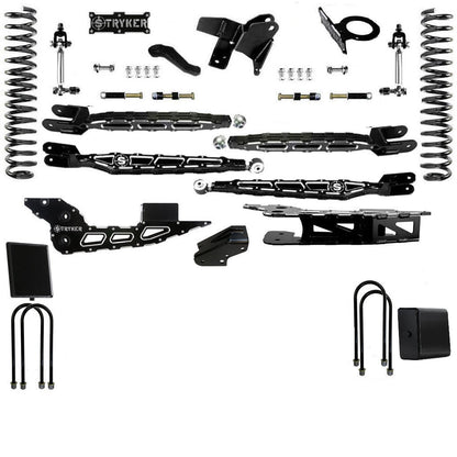 8" Ram 3500 4-Link Lift Kit for 2019 TO 2025 DODGE RAM HEAVY DUTY