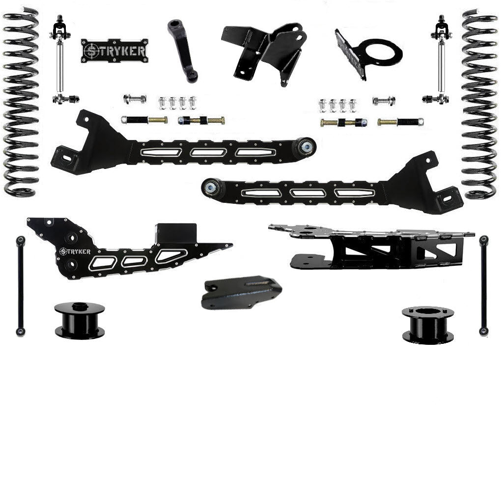 2019 to 2026 6" 2500 Fabricated Radius Arm LIFT KIT