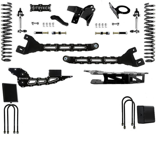2013 to 2018 6" 3500 Fabricated Radius Arm LIFT KIT