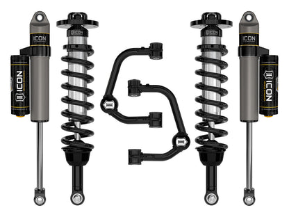 ICON 2021-2024 Ford F-150 4WD, 2.75-3.5" Lift, Stage 2 Suspension System, Tubular