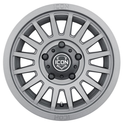 ICON Alloys Recon SLX, Charcoal, 18 x 9 / 6 x 135, 6mm Offset, 5.25" BS