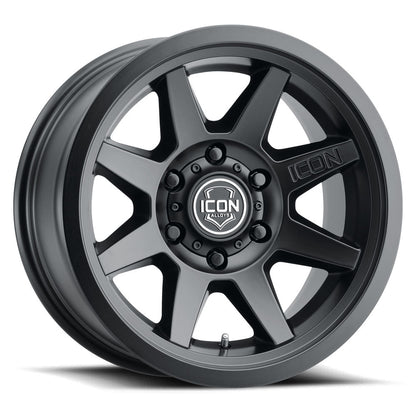 ICON Alloys Rebound SLX, Satin Black, 17 x 8.5 / 6 x 135, 6mm Offset, 5" BS
