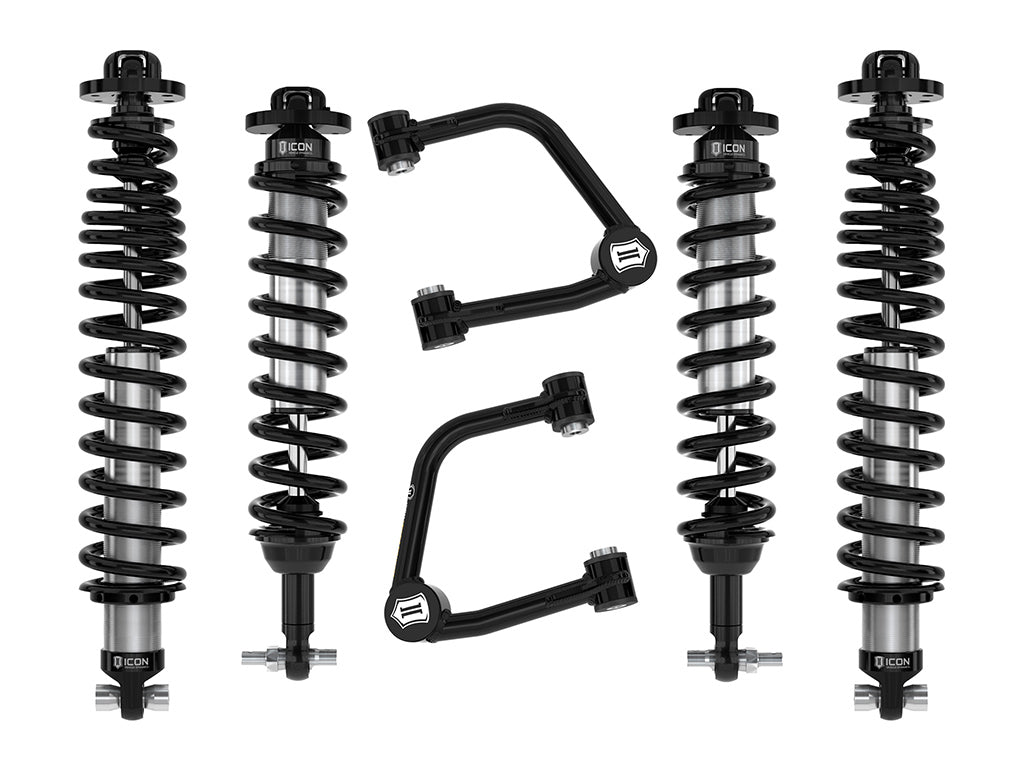 ICON 2021-2023 Ford Bronco, Non-Sasquatch, 3-4" Lift, Stage 3 Suspension System, Tubular, Heavy Rate Rear Spring
