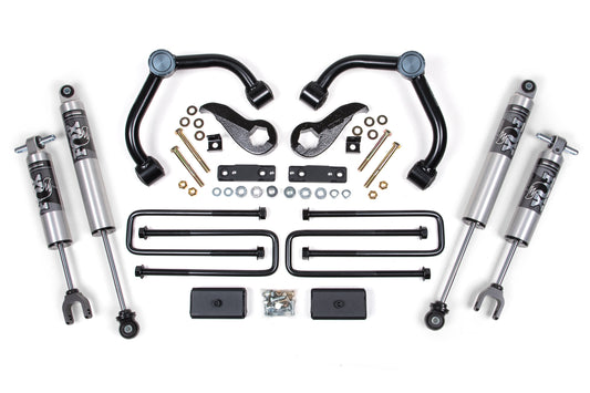 3 Inch Lift Kit | FOX 2.5 Performance Series w/ HTO | Chevy Silverado or GMC Sierra 2500HD/3500HD (20-25)