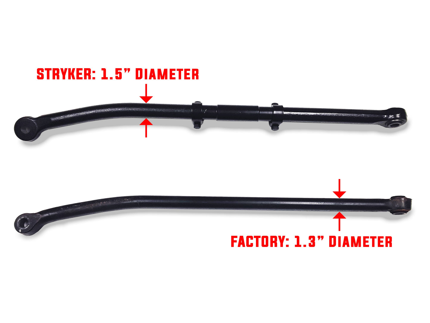 0-4" Lift Height Adjustable Track Bar for 2017-2026 Ford F450/F550 Super Duty 4WD